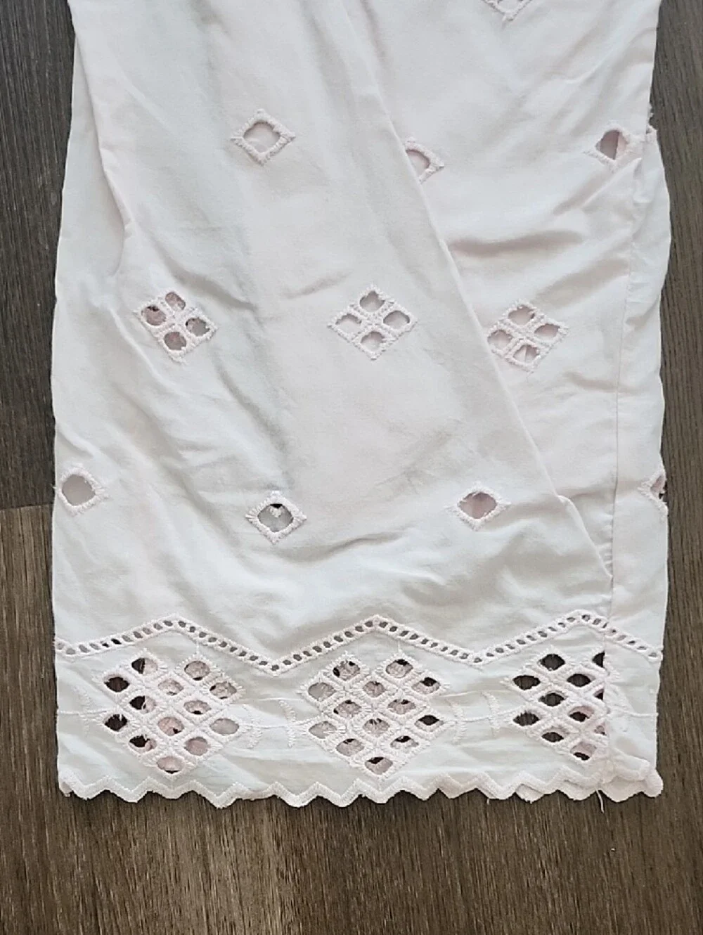 Zara Girls Pink Eyelet Matching Set